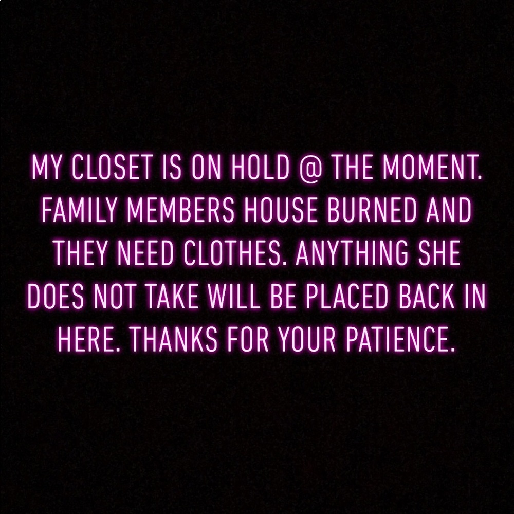 CLOSET ON HOLD